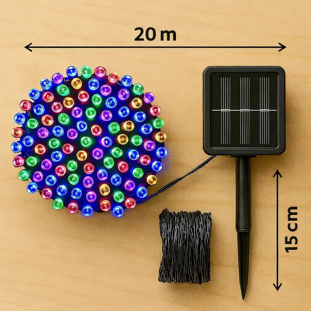 Luces Solares LED Exterior – Iluminación Decorativa – Ahorra Energía y Decora tu Hogar