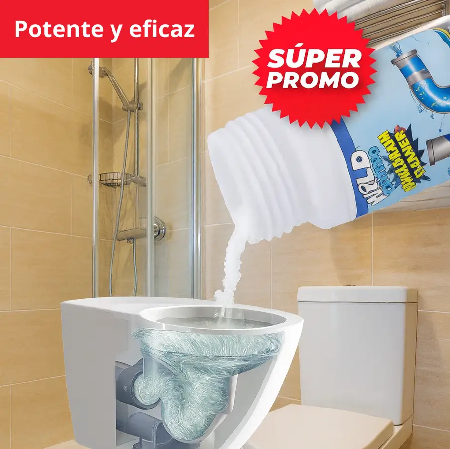 LIMPIADOR DE DRENAJE -🚰¡Destapa Tuberías al Instante! 💰Ahorra dinero resolviendo tu mismo