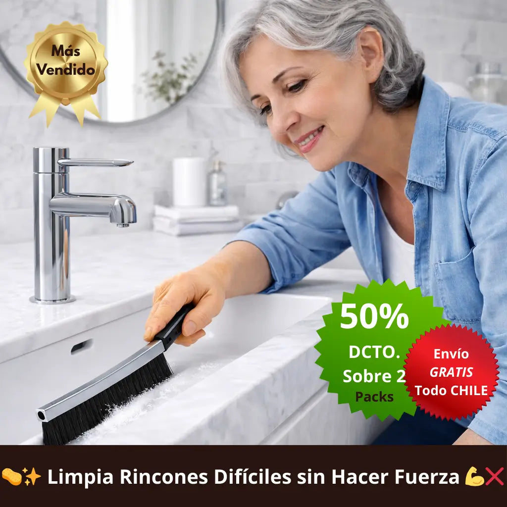 🧽 Cepillo de Limpieza Precisa 🛁 Higiene Profunda ⚡ Elimina Suciedad Acumulada en Minutos, sin Esfuerzo