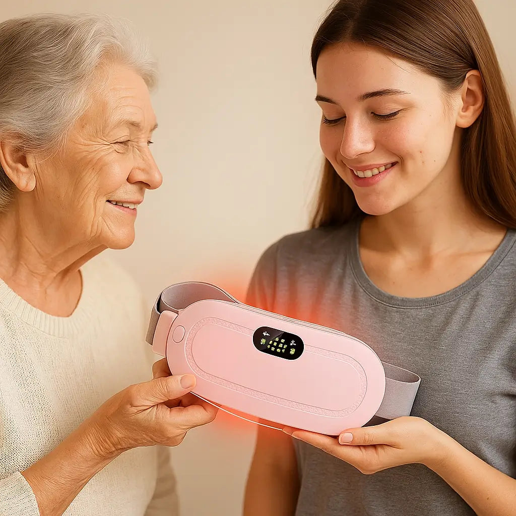 Cinturón Térmico ♨️ – Calor Relajante 😌 – Bienestar y Tranquilidad Durante el Día 🌿