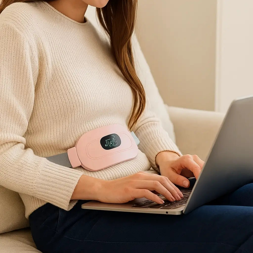 Cinturón Térmico ♨️ – Calor Relajante 😌 – Bienestar y Tranquilidad Durante el Día 🌿