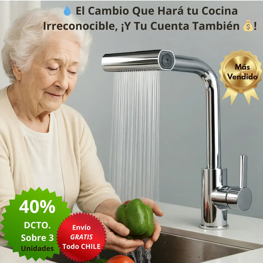 🚰 Grifo Giratorio – Llega donde otros no 🙌 - Ahorra agua 💧 cada día 💰