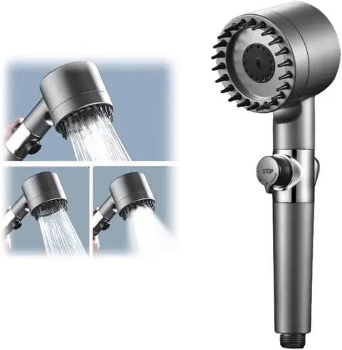 🚿 Cabezal de Ducha Alta Presión – 💧 Filtra el Agua – 💦 Ahorra Litros en Cada Baño