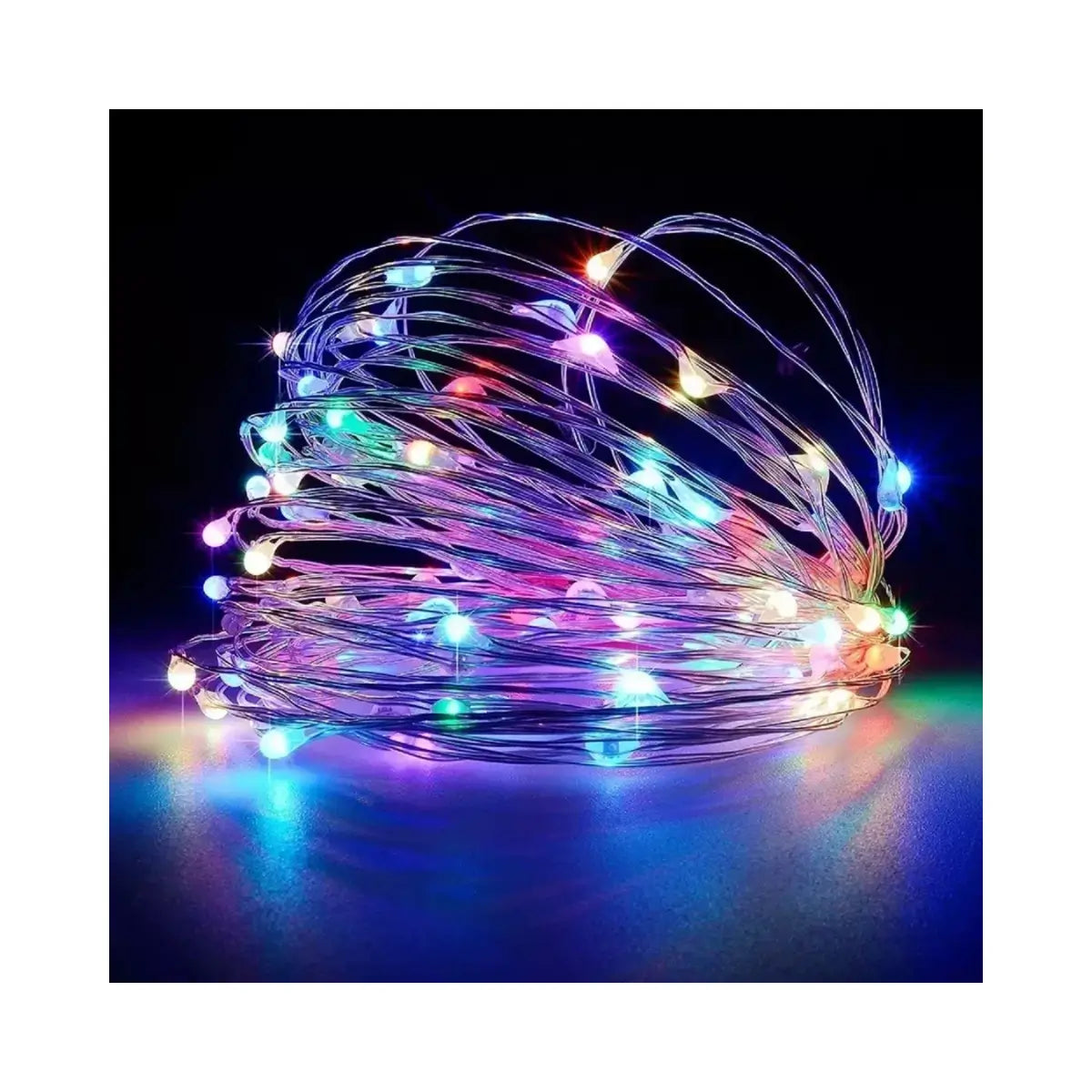 Luz Hada Solar Multicolor 💥 – Decora tu hogar 🏠 – ¡Ilumina Sin Pagar Energía!💡