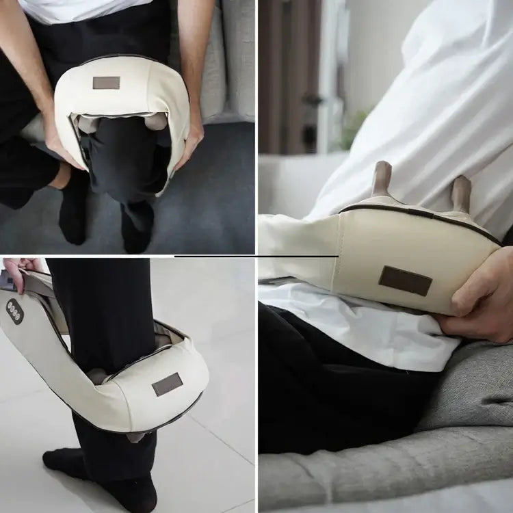 💆‍♀️ Masajeador Cervical Inalámbrico – 🌿 Relaja cuello y hombros – 🏠 Alivio inmediato desde casa 😌✨