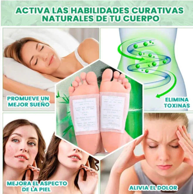 🌿 Parches Desintoxicantes Kinoki - Mejora tu salud y energía 🌿