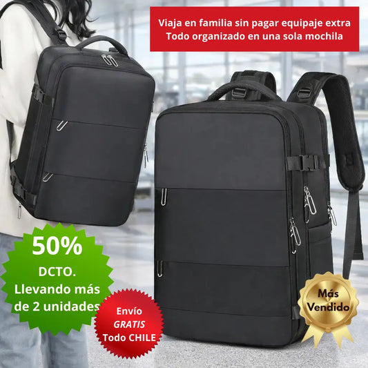 🎒 Mochila de Viaje Multifuncional – Todo en un Solo Lugar – Viaja con menos equipaje y más tranquilidad en cada salida